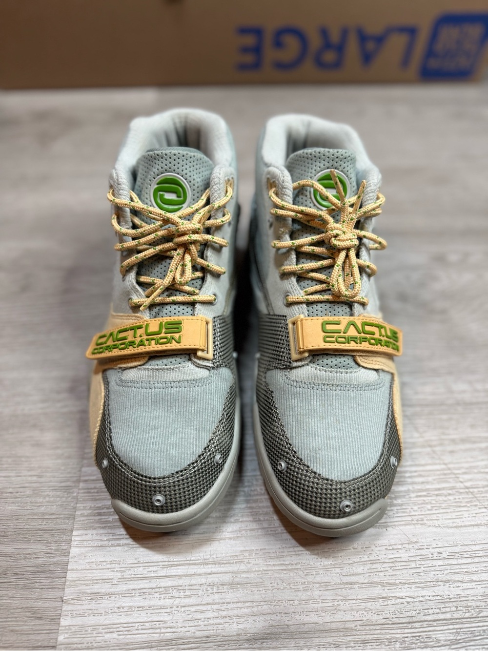 Nike x Travis Scott Air Trainer 1 SP Grey Haze Size 10 Men No Box - Picture 5 of 7